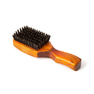 Dark Wood Club Hairbrush