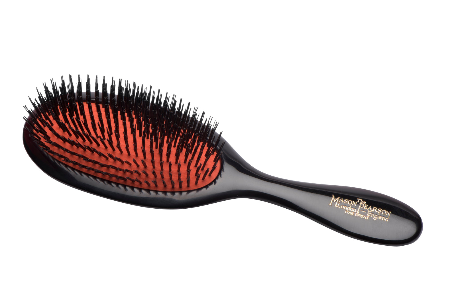 Handy Mason Pearson Pure Bristle Hair Brush in Dark Ruby (B3 Handy)