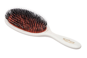 Large Mason Pearson Pure Bristle & Nylon Hair Brush in Dark Ruby (BN1 Popular)