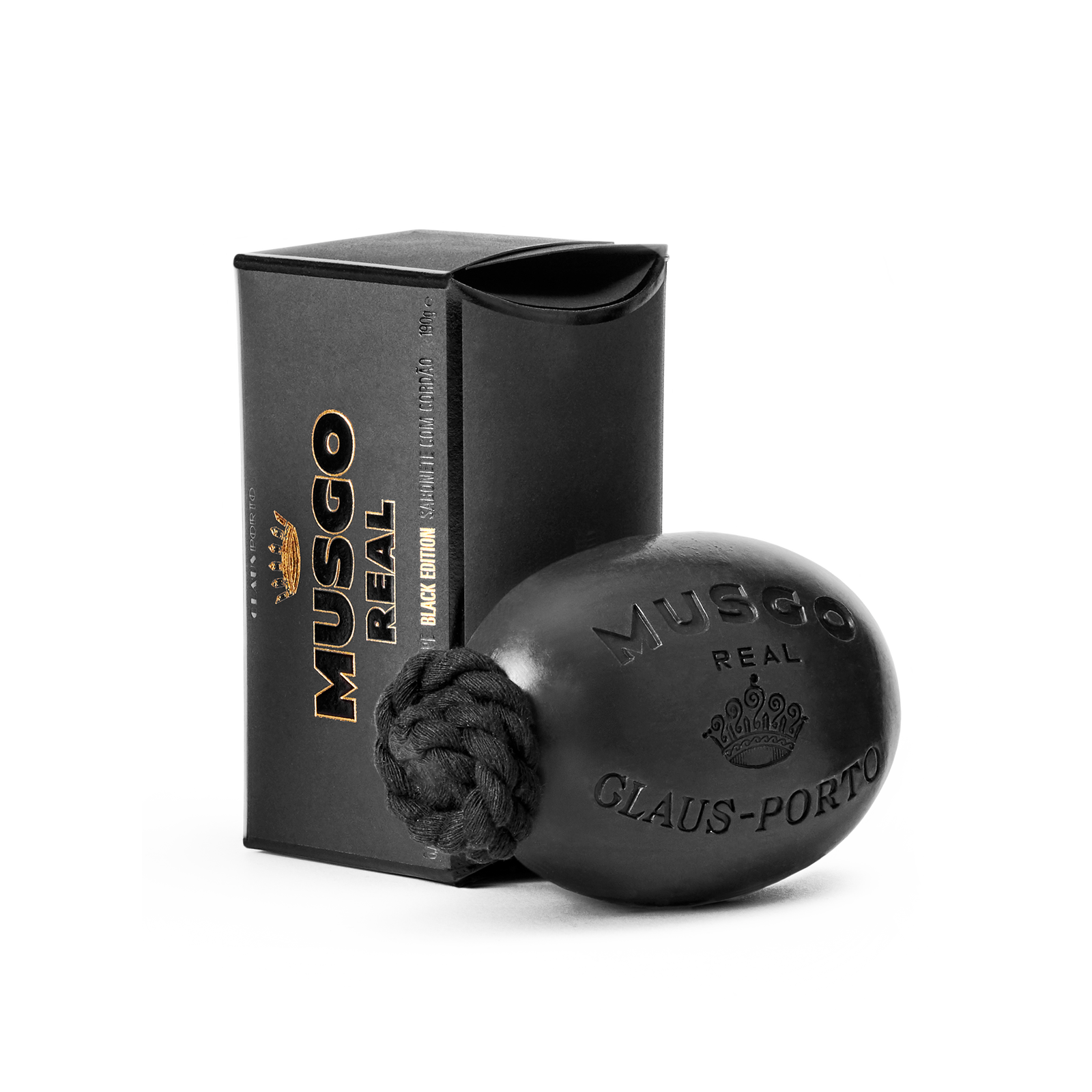 Musgo Real Black Edition Soap on a Rope 190g