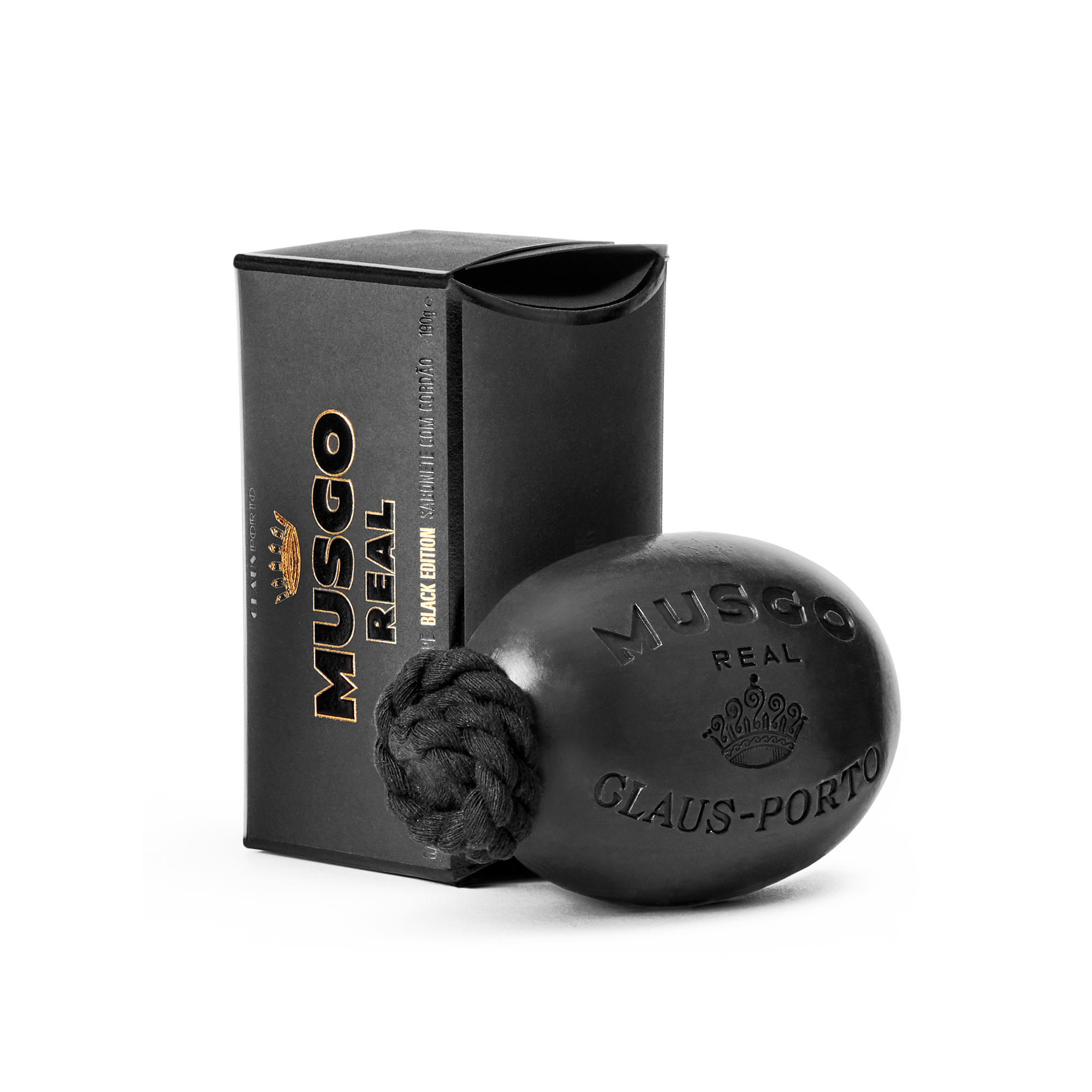 Musgo Real Black Edition Soap on a Rope 190g