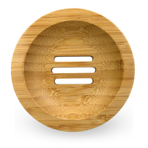 Round Bamboo Soap Dish