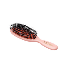 Pocket Mason Pearson Pure & Nylon Bristle Hair Brush in Dark Ruby (BN4 Pocket)