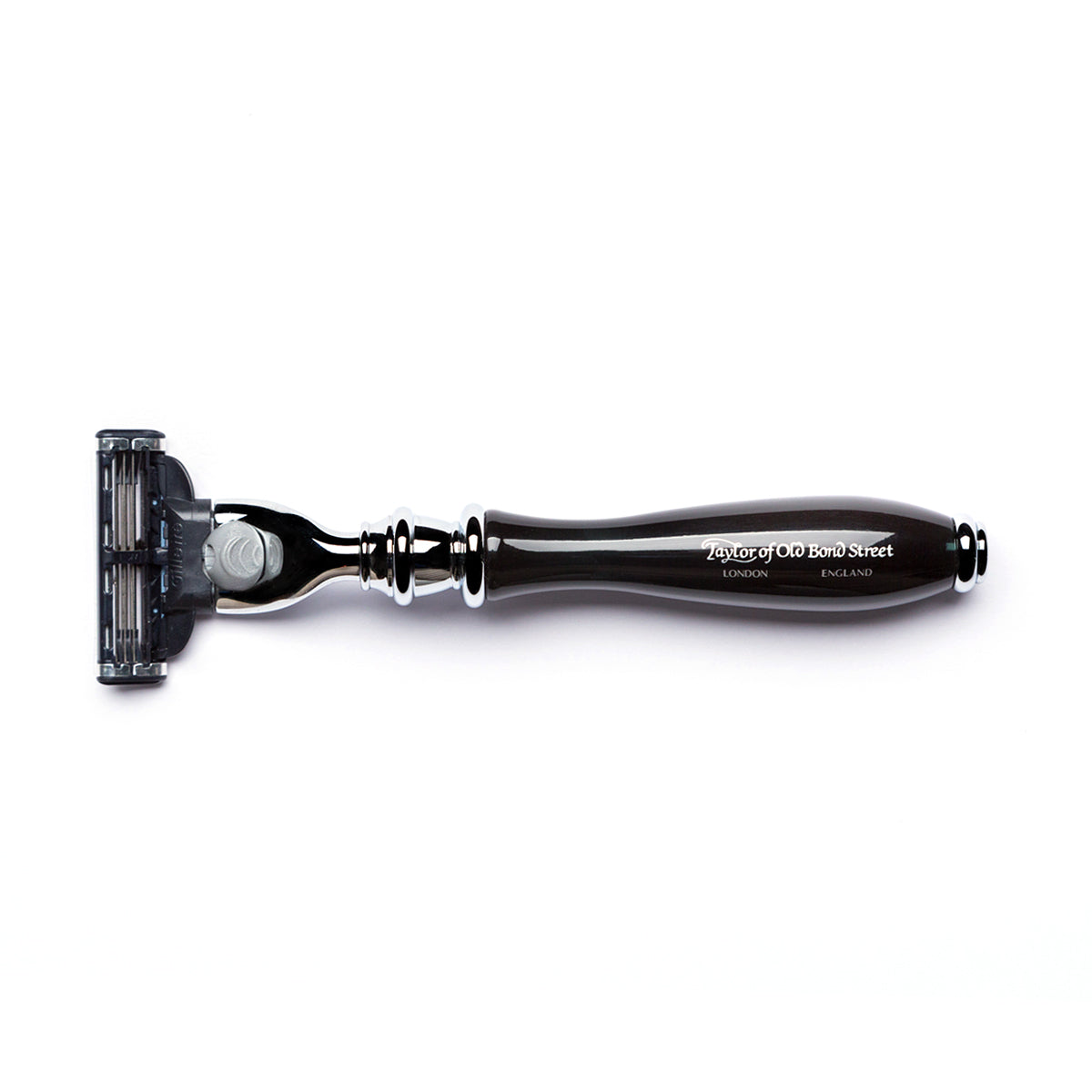 Taylor of Old Bond Street Victorian Mach3 Razor with Black Handle