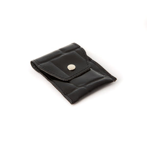 Mini Nickel Travel Fusion Razor in Leather Pouch